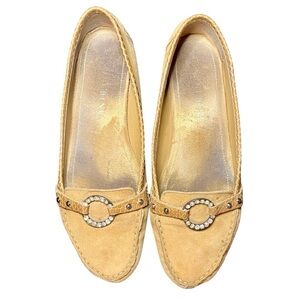 Gianni Bini Casey254 Suede Loafers – Tan – Size 8.5M